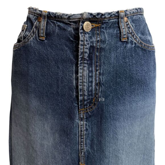Paris Blues Y2K Distressed Denim Skirt - Picture 5 of 11